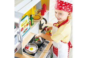 Waarom de hoogte van een kinderkeuken cruciaal is voor het ergonomisch correct spelen