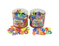 Foam stickers nummers en letters