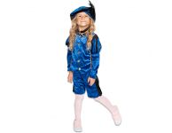 Pietenpak blauw/zwart