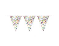 Vlaggenlijn confetti