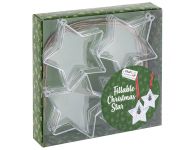 Vulbare kerstster transparant