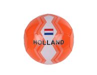 Voetbal synthetisch leer oranje