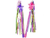 Cheerleader staf met ster 23 cm