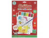 Schilderen met water Kerst