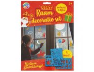 Sint raamdecoratie set met 4 stiften
