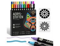 NAPI Acrylstiften dual tip 24 kleuren