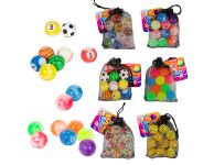 Stuiterballen in net 10pcs