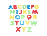 Doorschijnende hoofdletters in kleur