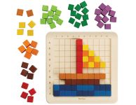 Houten tel en sorteer blokken