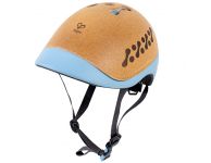 Fietshelm kind blauw kurk