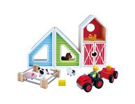 Houten speelgoed boerderij