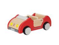 Houten poppenhuis auto