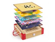 Houten spellenkist met 22 spellen