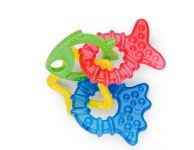 Baby bijtring Cool Critters teether set