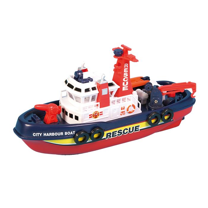 Plasticiteit bout voormalig Marjospeelgoed - Speelgoed brandweerboot