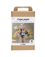 Knutselset crêpepapier bloemen maken