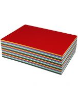 Tekenpapier A4, 500 vel 130gr 25 kleuren