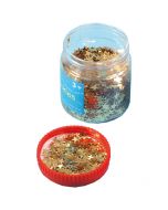 Knutsel glitter sterretjes goud