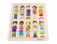 Houten combipuzzel kinderen