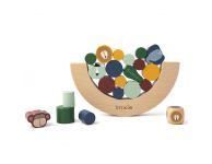 Houten balanceerspel dieren