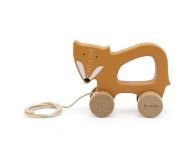 Houten trekdier vos