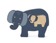 Houten babydieren puzzel olifant