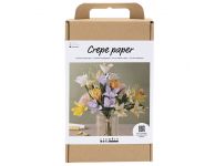 Knutselset crêpepapier bloemen maken