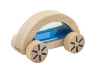 Houten auto wautomobile blauw