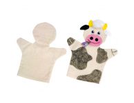 Knutsel handpop van katoen