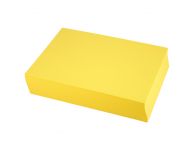Gekleurd papier geel 80 gr 21x29,5 cm