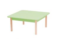 Kleurrijke tafel groen, vierkant
