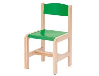 Beuken stoel groen, 35 cm