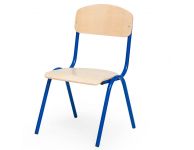 Stoel 26 cm blauw