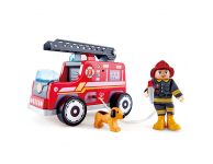 Houten brandweer auto