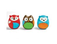 Baby rammelaar set egg shaker trio